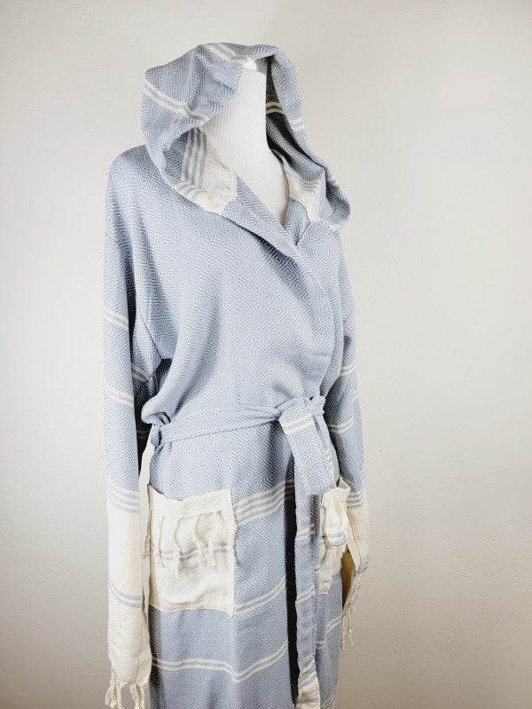 Unisex Robe, Beach or spa Robe with pockets - Sky - Shop Style & More | Fresh Looks, Everyday Deals & Free Shipping