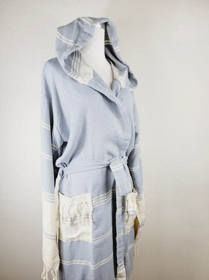 Unisex Robe, Beach or spa Robe with pockets - Sky - Shop Style & More | Fresh Looks, Everyday Deals & Free Shipping