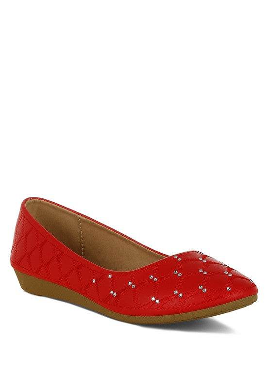 Gia Rhinestone Embellished Women's Ballerinas - Shop Style & More | Fresh Looks, Everyday Deals & Free Shipping