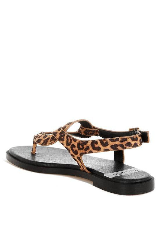 Venusa Leopard Print Buckled Flats - Shop Style & More | Fresh Looks, Everyday Deals & Free Shipping