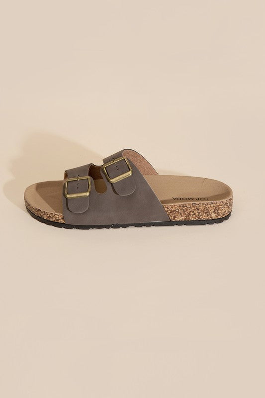 MARS-1 Buckle Strap Slides Sandals