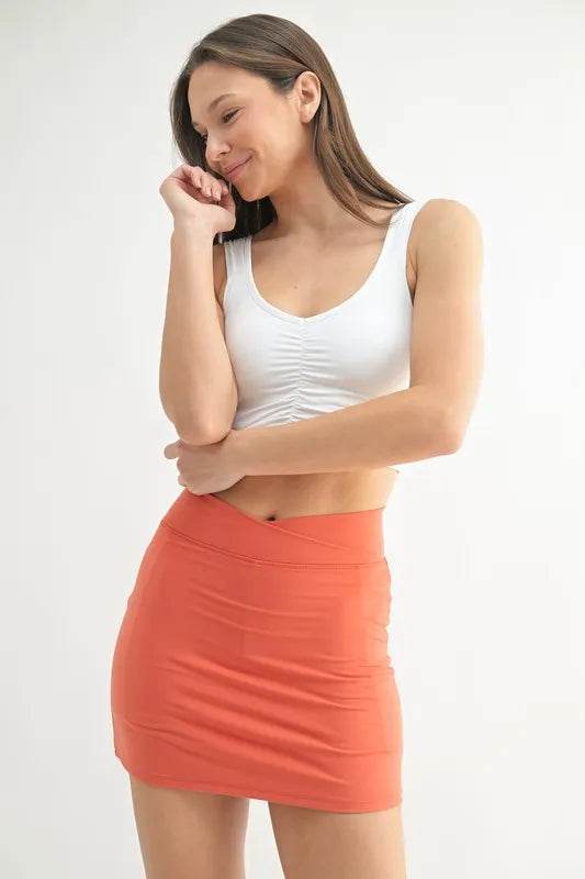 MONO B Ruched Front Active Tank - Shop Style & More | Fresh Looks, Everyday Deals & Free Shipping
