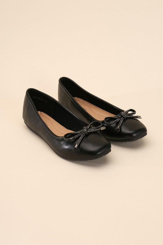 DOROTHY-77 Bow Ballet Flats Sandals