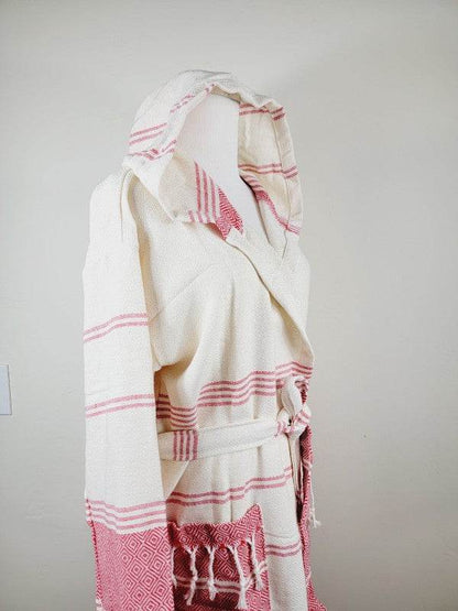 Unisex Robe, Beach or spa Robe with pockets - Red - Shop Style & More | Fresh Looks, Everyday Deals & Free Shipping