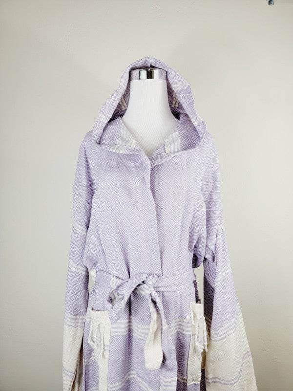 Unisex Robe, Beach or spa Robe with pockets - Lila - Shop Style & More | Fresh Looks, Everyday Deals & Free Shipping