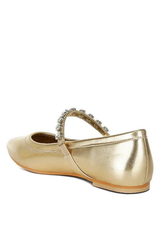 Gloxinia Metallic Mary Jane Ballerinas - Shop Style & More | Fresh Looks, Everyday Deals & Free Shipping
