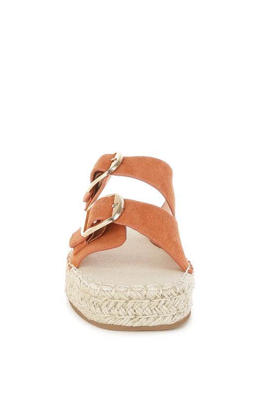 Kuopa Genuine Soft Leather Espadrille Flatform - Shop Style & More | Fresh Looks, Everyday Deals & Free Shipping