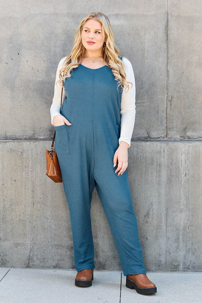 Double Take Full Size Sleeveless Straight Jumpsuit - Shop Style & More | Fresh Looks, Everyday Deals & Free Shipping