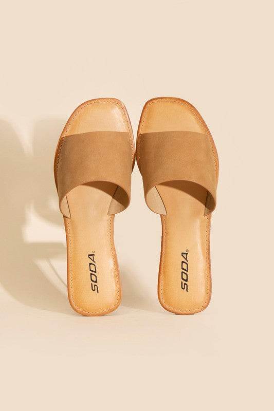 Airway-S Flat Slides - Shop Style & More | Fresh Looks, Everyday Deals & Free Shipping