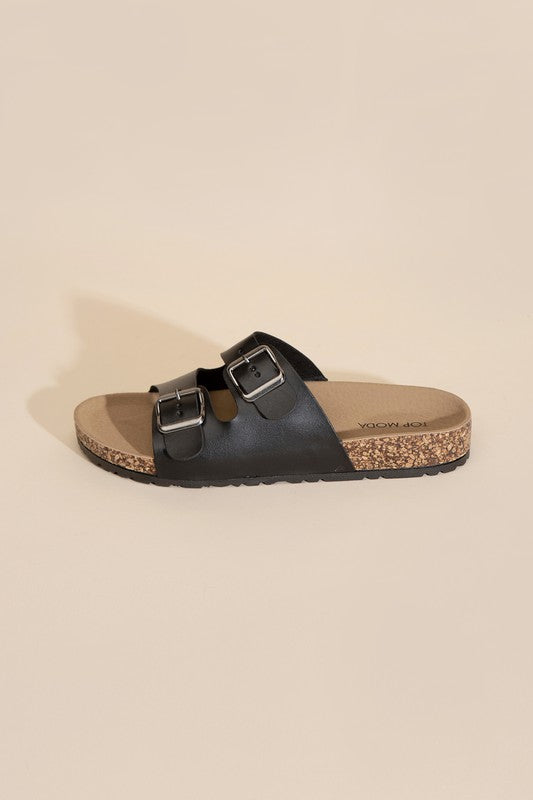 MARS-1 Buckle Strap Slides Sandals