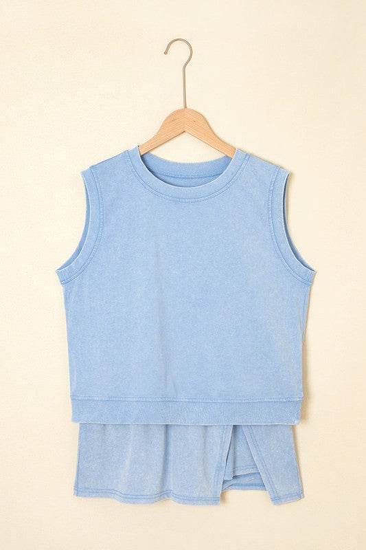 Aria 2 Pieces Mineral Wash Cotton Tank Top Lined S - Shop Style & More | Fresh Looks, Everyday Deals & Free Shipping