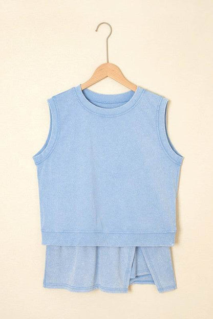 Aria 2 Pieces Mineral Wash Cotton Tank Top Lined S - Shop Style & More | Fresh Looks, Everyday Deals & Free Shipping