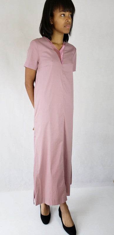 Maxi dress long side slits deep v neck with pocket - Shop Style & More | Fresh Looks, Everyday Deals & Free Shipping