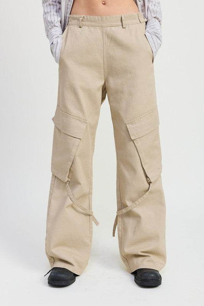 CARGO PANTS WITH POCKET DETAIL - Shop Style & More | Fresh Looks, Everyday Deals & Free Shipping