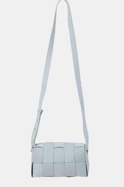 Fame Woven Crossbody Bag with Adjustable Strap - Shop Style & More | Fresh Looks, Everyday Deals & Free Shipping