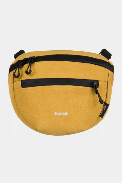 Himawari Waterproof Canvas Adjustable Strap Sling Bag Yellow One Size Bags