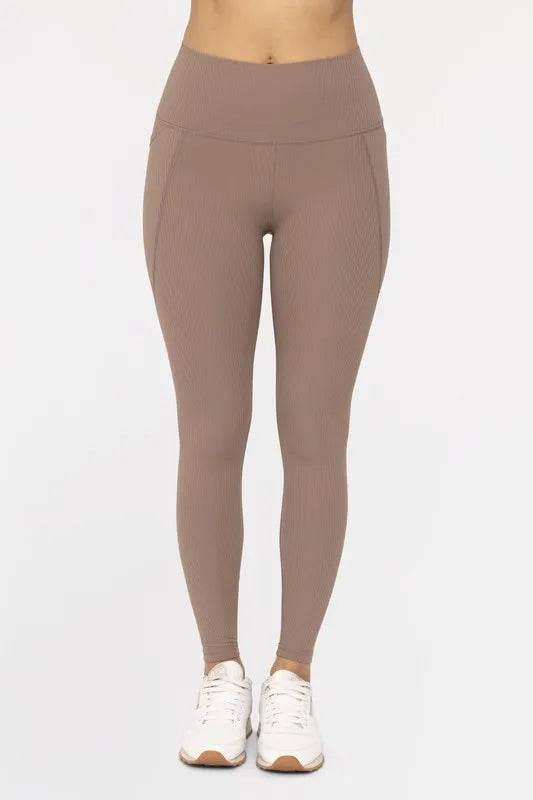 MONO B Soft Ribbed High Waisted Leggings - Shop Style & More | Fresh Looks, Everyday Deals & Free Shipping