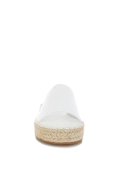 Scalar Genuine Soft Leather Espadrille Flatforms - Shop Style & More | Fresh Looks, Everyday Deals & Free Shipping