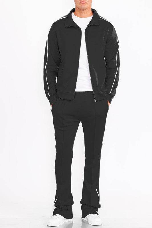 Mens Side Pipe Track Jacket - Shop Style & More | Fresh Looks, Everyday Deals & Free Shipping