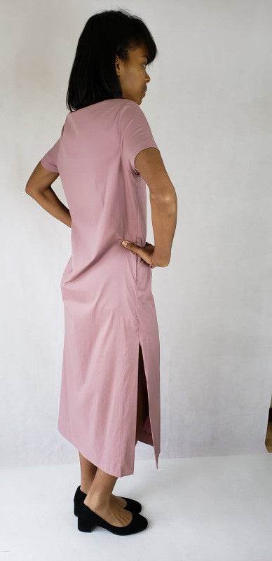 Maxi dress long side slits deep v neck with pocket - Shop Style & More | Fresh Looks, Everyday Deals & Free Shipping