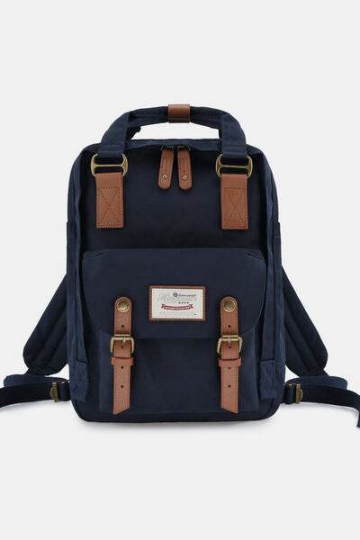 Himawari Contrast Waterproof Nylon Backpack Bag - Shop Style & More | Fresh Looks, Everyday Deals & Free Shipping