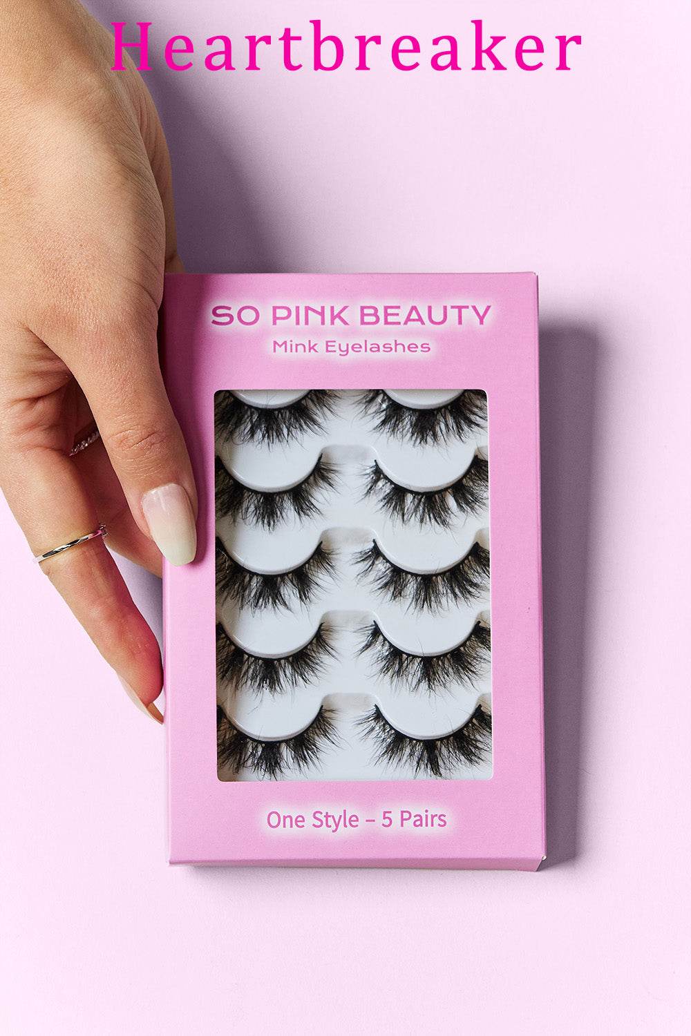 SO PINK BEAUTY Mink Eyelashes 5 Pairs - Shop Style & More | Fresh Looks, Everyday Deals & Free Shipping