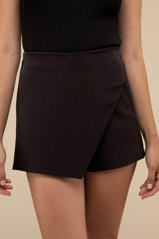 High Waist Asymmetrical Skort - Shop Style & More | Fresh Looks, Everyday Deals & Free Shipping