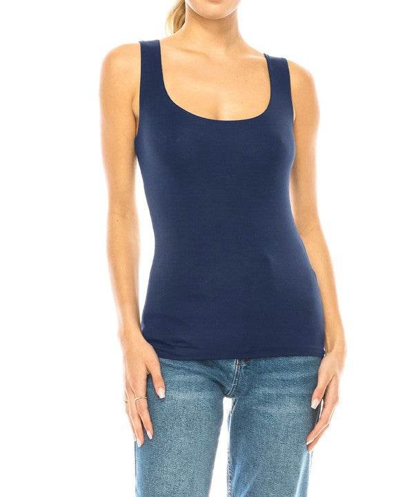 BAMBOO DOUBLE LAYERED TANK - Shop Style & More | Fresh Looks, Everyday Deals & Free Shipping
