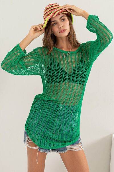 HYFVE Crochet Long Sleeve Cover Up - Shop Style & More | Fresh Looks, Everyday Deals & Free Shipping