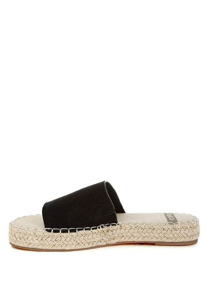 Huntra Real Soft Leather Espadrille Flatforms - Shop Style & More | Fresh Looks, Everyday Deals & Free Shipping