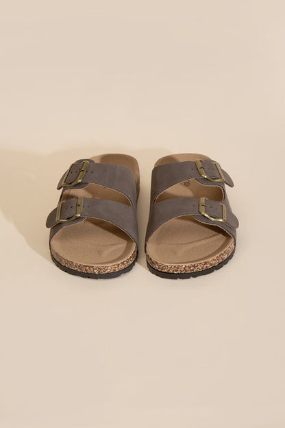 MARS-1 Buckle Strap Slides Sandals