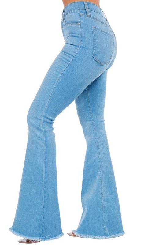 Bell Bottom Jean in Light Wash- Inseam 34 - Shop Style & More | Fresh Looks, Everyday Deals & Free Shipping