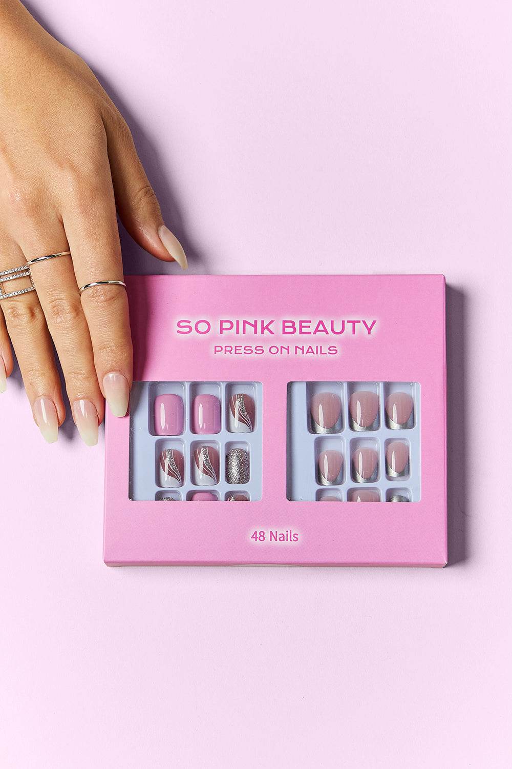 SO PINK BEAUTY Press On Nails 2 Packs - Shop Style & More | Fresh Looks, Everyday Deals & Free Shipping