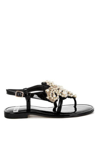 Zalata Pearl Studded Flats - Shop Style & More | Fresh Looks, Everyday Deals & Free Shipping