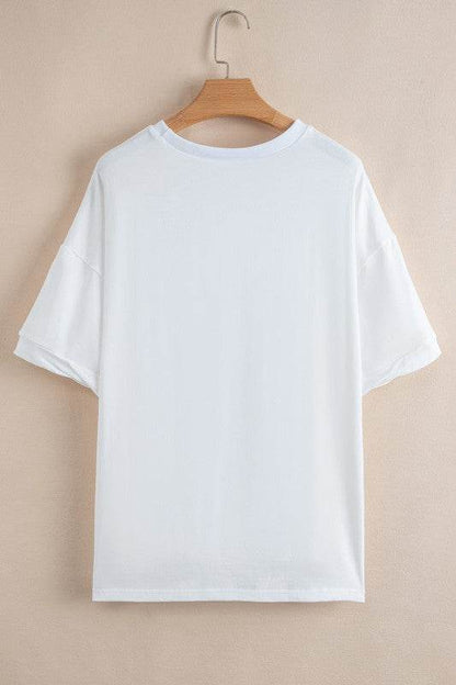 Ayra Loose Half Sleeve Hi Low Hem Top - Shop Style & More | Fresh Looks, Everyday Deals & Free Shipping