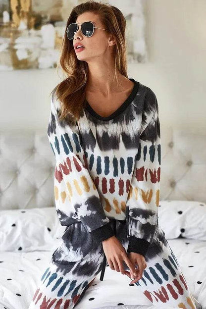 BiBi Tie Dye Print French Terry Top - Shop Style & More | Fresh Looks, Everyday Deals & Free Shipping
