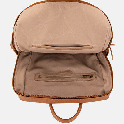 David Jones PU Leather Backpack Bag Bags