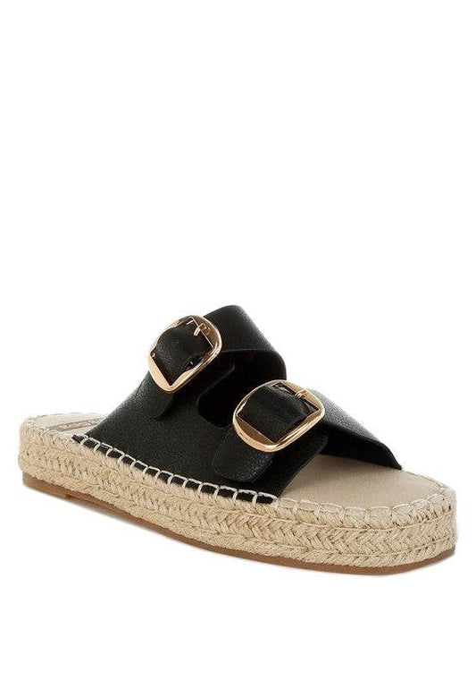 Palala Genuine Soft Leather Square Toe Espadrilles - Shop Style & More | Fresh Looks, Everyday Deals & Free Shipping