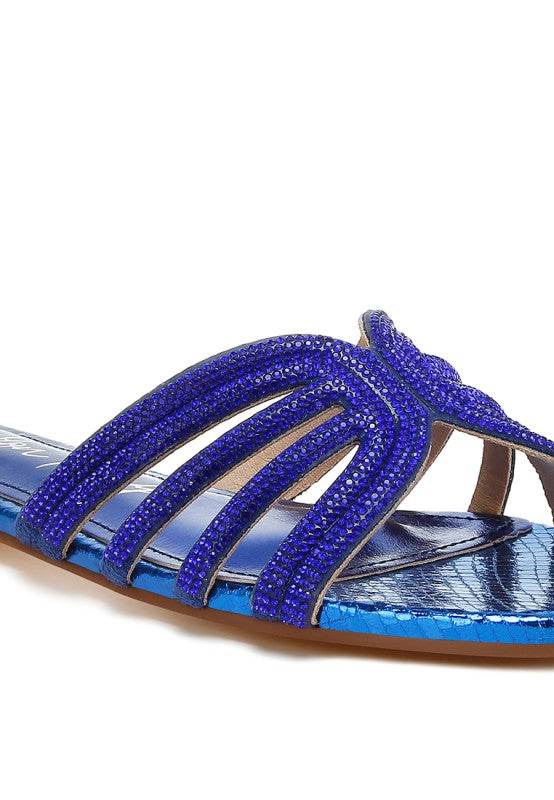 Dindy Rhinestone Cut Out Flats - Shop Style & More | Fresh Looks, Everyday Deals & Free Shipping