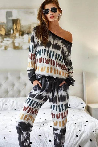 BiBi Tie Dye Print French Terry Top - Shop Style & More | Fresh Looks, Everyday Deals & Free Shipping