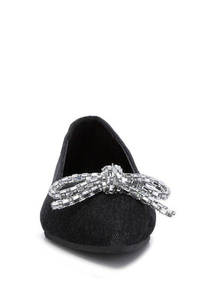 Ellerby Embellished Bow Detail Ballet Flats - Shop Style & More | Fresh Looks, Everyday Deals & Free Shipping