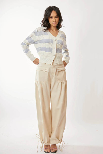 Davi & Dani Button Up Front V Neckline Cardigan Sweater - Shop Style & More | Fresh Looks, Everyday Deals & Free Shipping