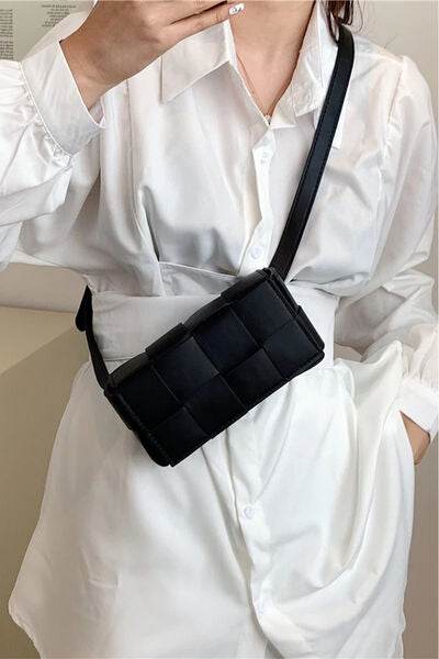 Zenana Vegan Leather Woven Crossbody Bag - Shop Style & More | Fresh Looks, Everyday Deals & Free Shipping