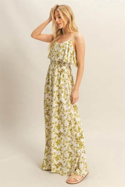 HYFVE Floral Print Spaghetti Strap Wide Leg Jumpsuit - Shop Style & More | Fresh Looks, Everyday Deals & Free Shipping