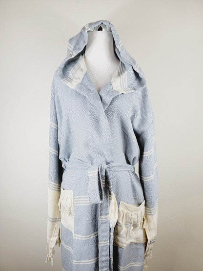 Unisex Robe, Beach or spa Robe with pockets - Sky - Shop Style & More | Fresh Looks, Everyday Deals & Free Shipping
