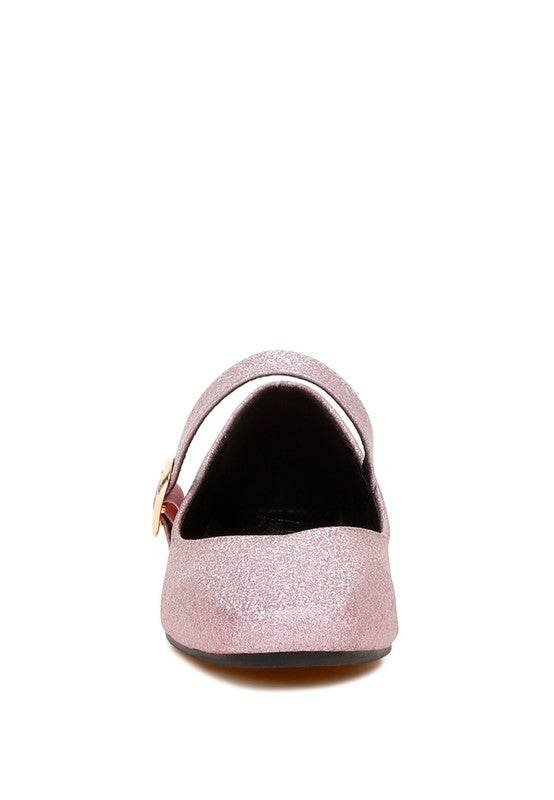 Herma Glitter Pin Buckle Ballerinas - Shop Style & More | Fresh Looks, Everyday Deals & Free Shipping