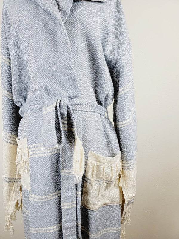 Unisex Robe, Beach or spa Robe with pockets - Sky - Shop Style & More | Fresh Looks, Everyday Deals & Free Shipping