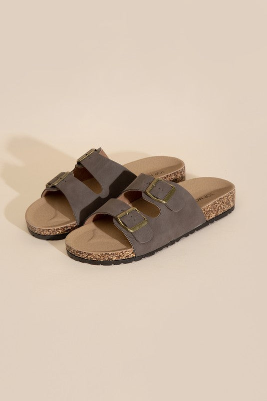 MARS-1 Buckle Strap Slides Sandals