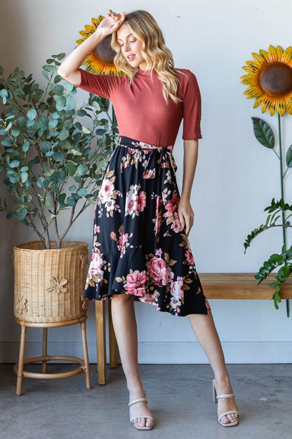 Reborn J Floral Wrap Ruffle Hem Dress - Shop Style & More | Fresh Looks, Everyday Deals & Free Shipping