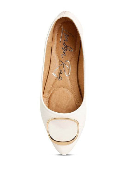 Karder Brooch Detail Ballet Flats - Shop Style & More | Fresh Looks, Everyday Deals & Free Shipping